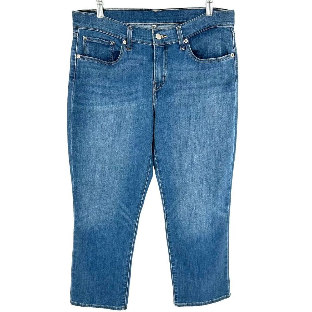Levi's Wedgie Jeans Medium Wash Size 31 Straight Leg Ankle
